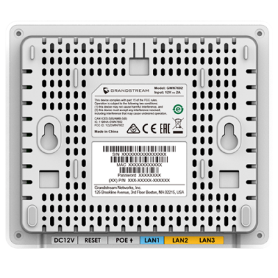 Grandstream GWN7604 In-wall 802.11ax Wi-Fi 6 Access Point