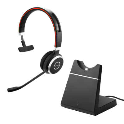 Jabra Evolve 65 MS Mono із зарядним пристроєм (6593-823-399)