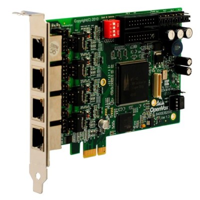 Цифрова ISDN BRI плата OpenVox B400E